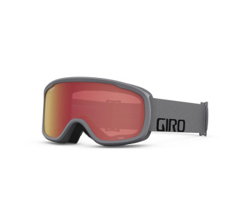 GIRO Cruz Grey Wordmark Amber Scarlet