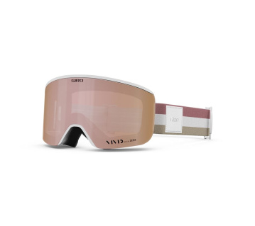 GIRO Ella White LX Stripe Vivid Rose Gold/Vivid Infrared (2skla)