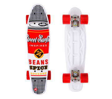 Skateboard POP BOARD Souper Black Dot