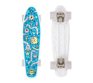 Skateboard FIZZ FUN BOARD Alarm Blue 2020