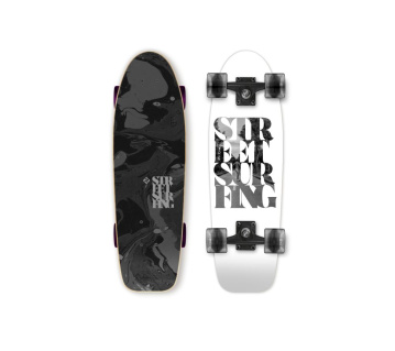 Cruiser Street Surfing KICKTAIL 28" White Soul