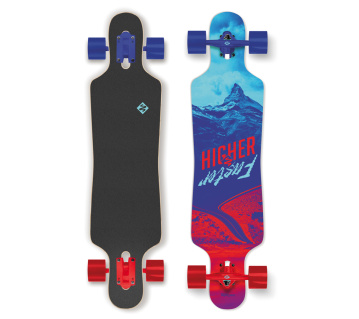 Longboard Street Surfing FREERIDE 39” CURVE Higher Faster