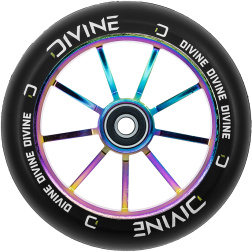 Kolečko Divine Spoked 120mm neochrome