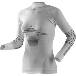 X-Bionic Shirt Long Sleeves Turtle Neck - bílo/tyrkysové - L/XL - VÝPRODEJ