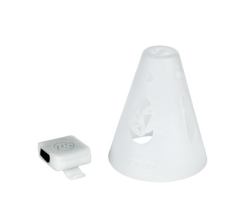 LED Cones Glow in the Dark White