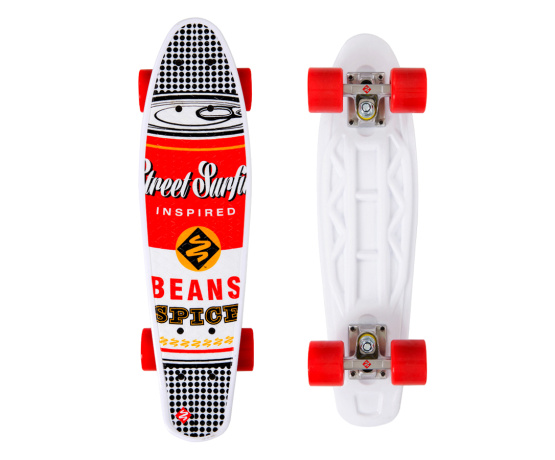 Skateboard POP BOARD Souper Black Dot