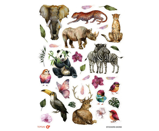 Samolepky Animals Topgal STICKERS 24059