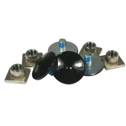 Cuff Screw Set Black