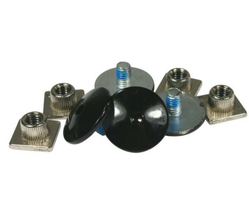 Cuff Screw Set Black