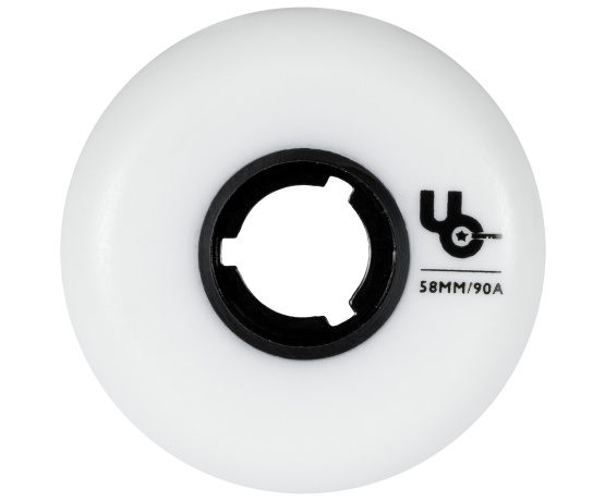 Team 58mm 90A White, 4-pack