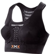 X-Bionic Energizer Sports Bra - Black/Pearl Grey S/M cup B-C - VÝPRODEJ