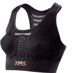 X-Bionic Energizer Sports Bra - Black/Pearl Grey S/M cup B-C - VÝPRODEJ