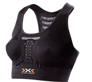 X-Bionic Energizer Sports Bra - Black/Pearl Grey S/M cup B-C - VÝPRODEJ