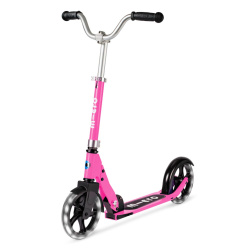 Micro Cruiser LED pink skládací koloběžka