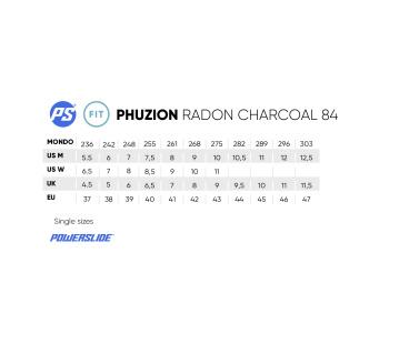 Phuzion Radon Charcoal 84