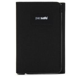 peněženka PACSAFE RFIDSAFE TRIFOLD WALLET jet black