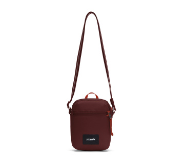 taška PACSAFE GO MICRO CROSSBODY garnet red