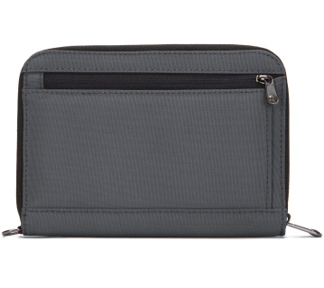 peněženka PACSAFE RFIDSAFE COMPACT TRAVEL ORGANIZER slate