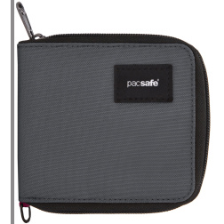 peněženka PACSAFE RFIDSAFE ZIP AROUND WALLET slate