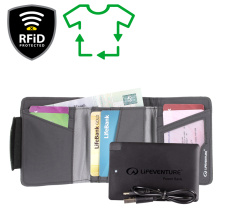 RFiD Charger Wallet Recycled; grey