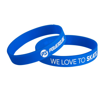 Bracelet "We love to Skate" blue