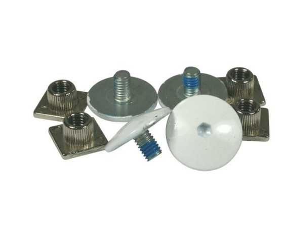 Cuff Screw Set White