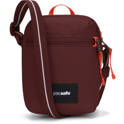 taška PACSAFE GO MICRO CROSSBODY garnet red