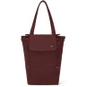 taška PACSAFE CITYSAFE CX PACKABLE VERTICAL TOTE merlot