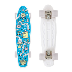 Skateboard FIZZ FUN BOARD Alarm Blue 2020