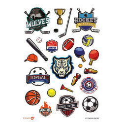 Samolepky Sports Topgal STICKERS 24057