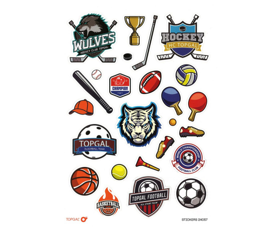 Samolepky Sports Topgal STICKERS 24057