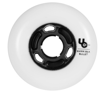 Team 84mm 86A White, 4-pack