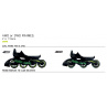 dual frame inline brusle Rollerblade