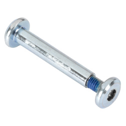 Steel Double Axle, Hex 40mm/6mm