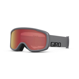 GIRO Cruz Grey Wordmark Amber Scarlet