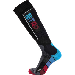 ponožky NITRO MENS CLOUD 8 SOCKS black-blue-red Velikost: M