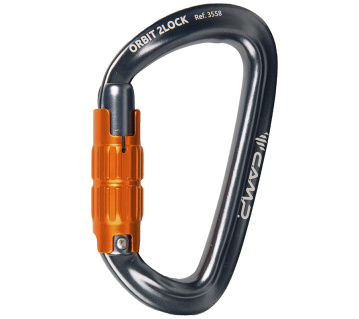 Orbit 2Lock; gun metal/orange