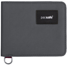 peněženka PACSAFE RFIDSAFE BIFOLD WALLET slate