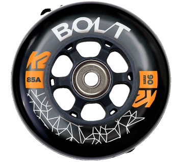 Bolt 90mm 85A 8ks + ložiska ILQ 9 + alu spacery 6mm