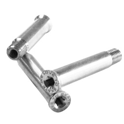 AL Single Axle for brake, Torx, M4 thread 47mm/8mm