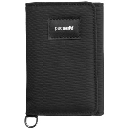 peněženka PACSAFE RFIDSAFE TRIFOLD WALLET black