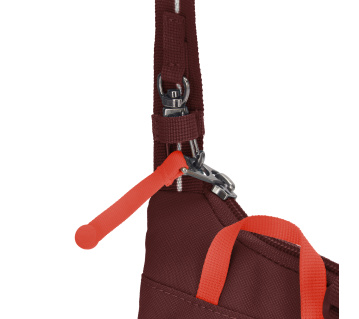 taška PACSAFE GO TECH CROSS BODY garnet red