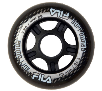 Wheels Set Black 80mm 82A 8ks