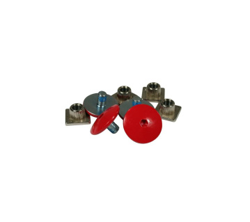 Cuff Screw Set Red