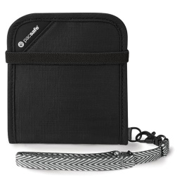 peneženka PACSAFE RFIDsafe V100 black