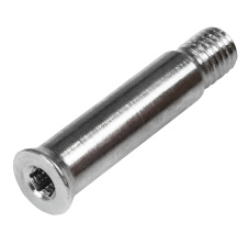 AL Single Axle for brake, Hex, M4 thread 37mm/8mm