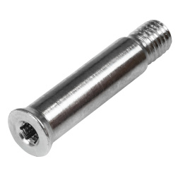 AL Single Axle for brake, Hex, M4 thread 37mm/8mm