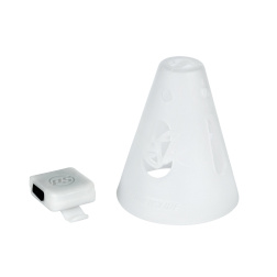 LED Cones Glow in the Dark White