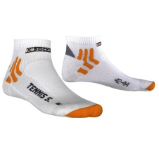 Tennissok X-Socks Tennis Silver White - EU 35-38 - VÝPRODEJ