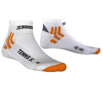 Tennissok X-Socks Tennis Silver White - EU 35-38 - VÝPRODEJ